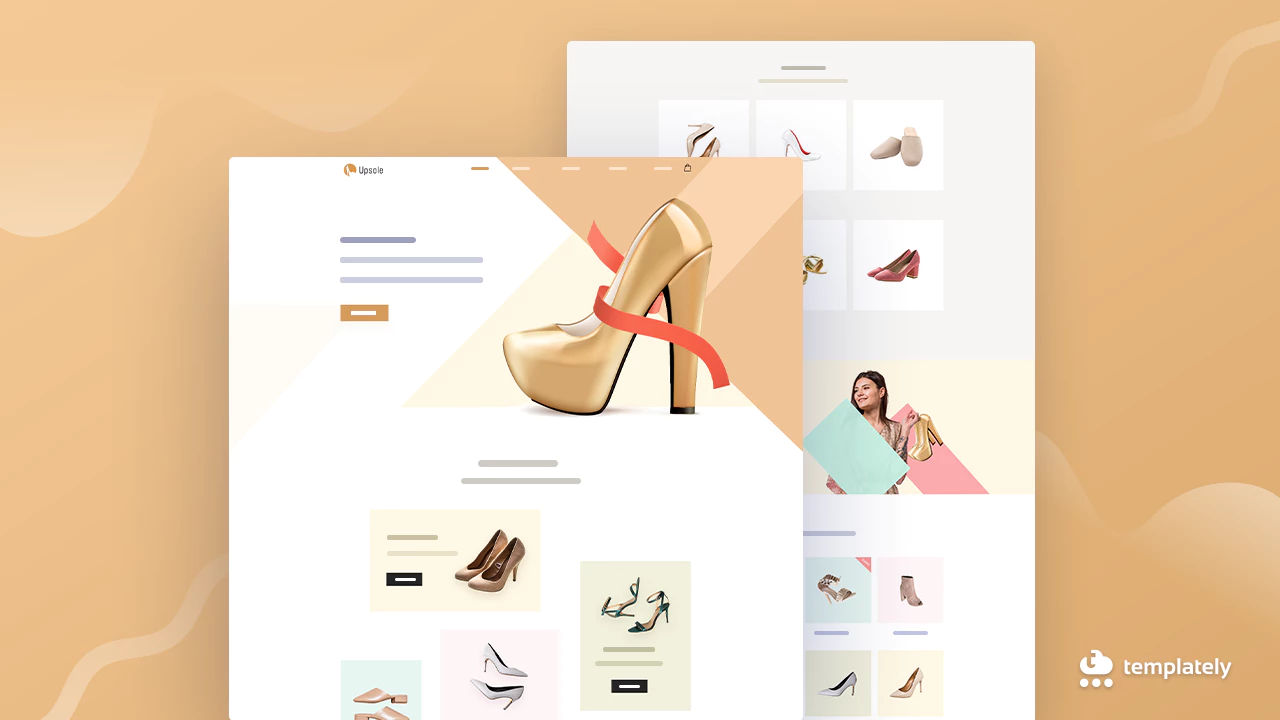 Online Shoe Website Elementor