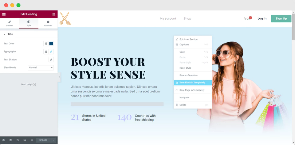 How to Create Online Clothing Store Using Fashion Website Template In 5 Minutes [FREE] 3