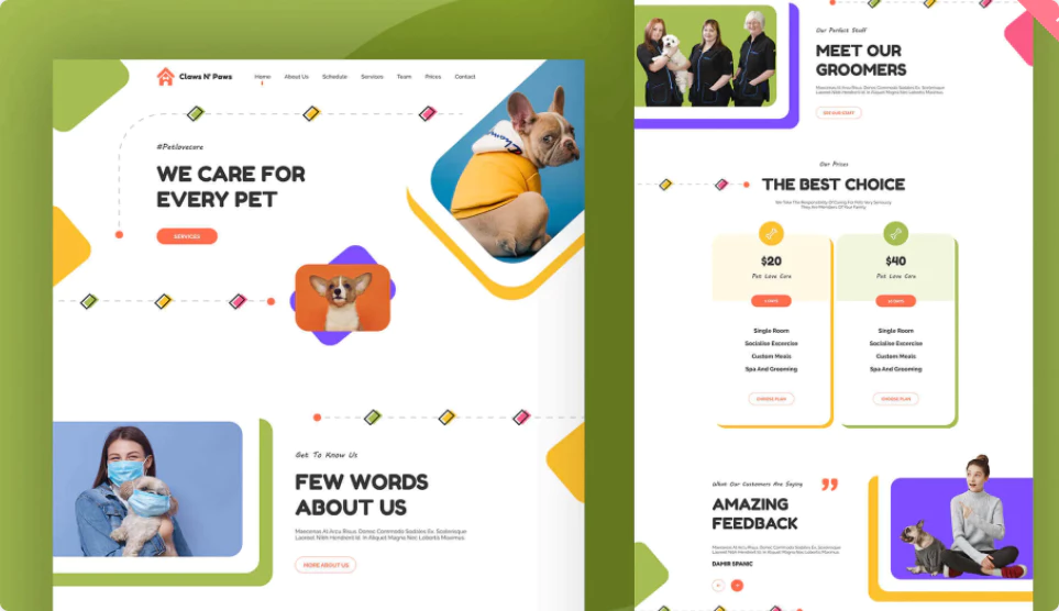 How To Create A Safari Or Zoo Website In WordPress Using Elementor Ready Template 8