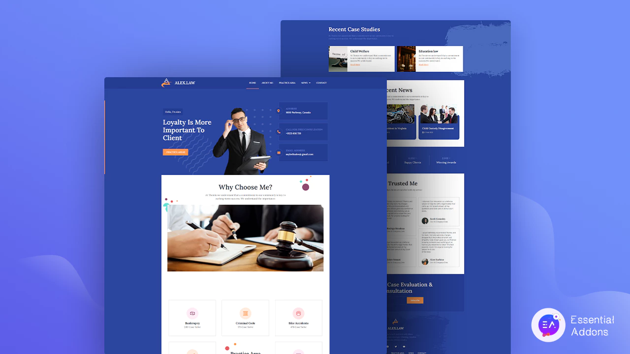 Lawyer Portfolio Website