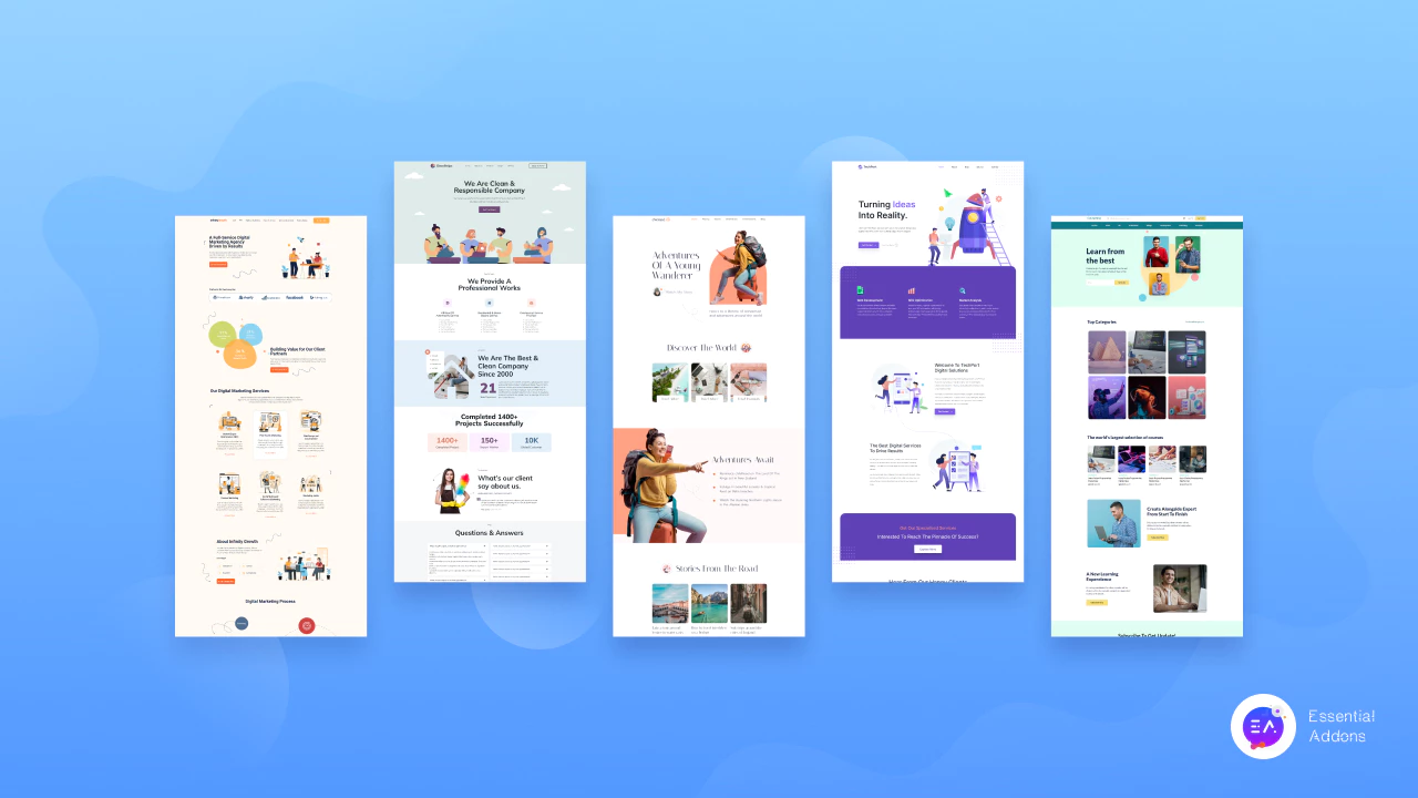 ready Elementor templates