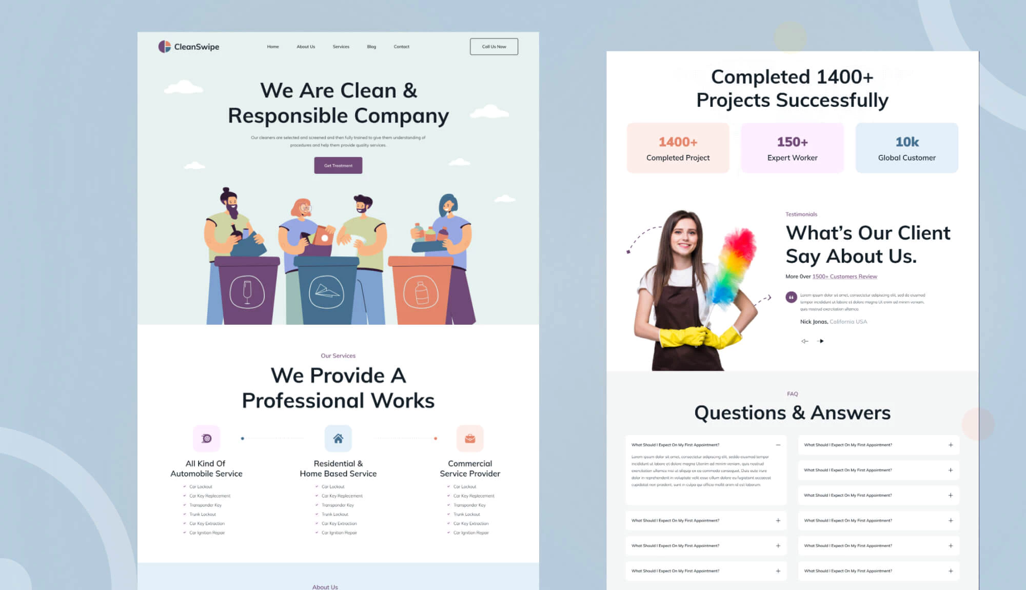 ready Elementor templates