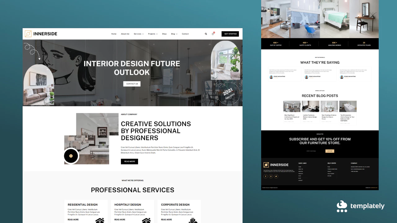 Interior design website