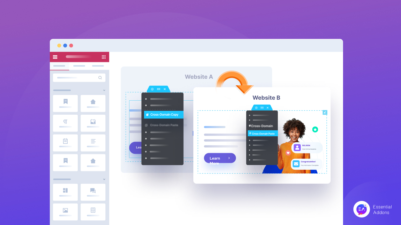 Elementor Cross-Domain Copy Paste Feature