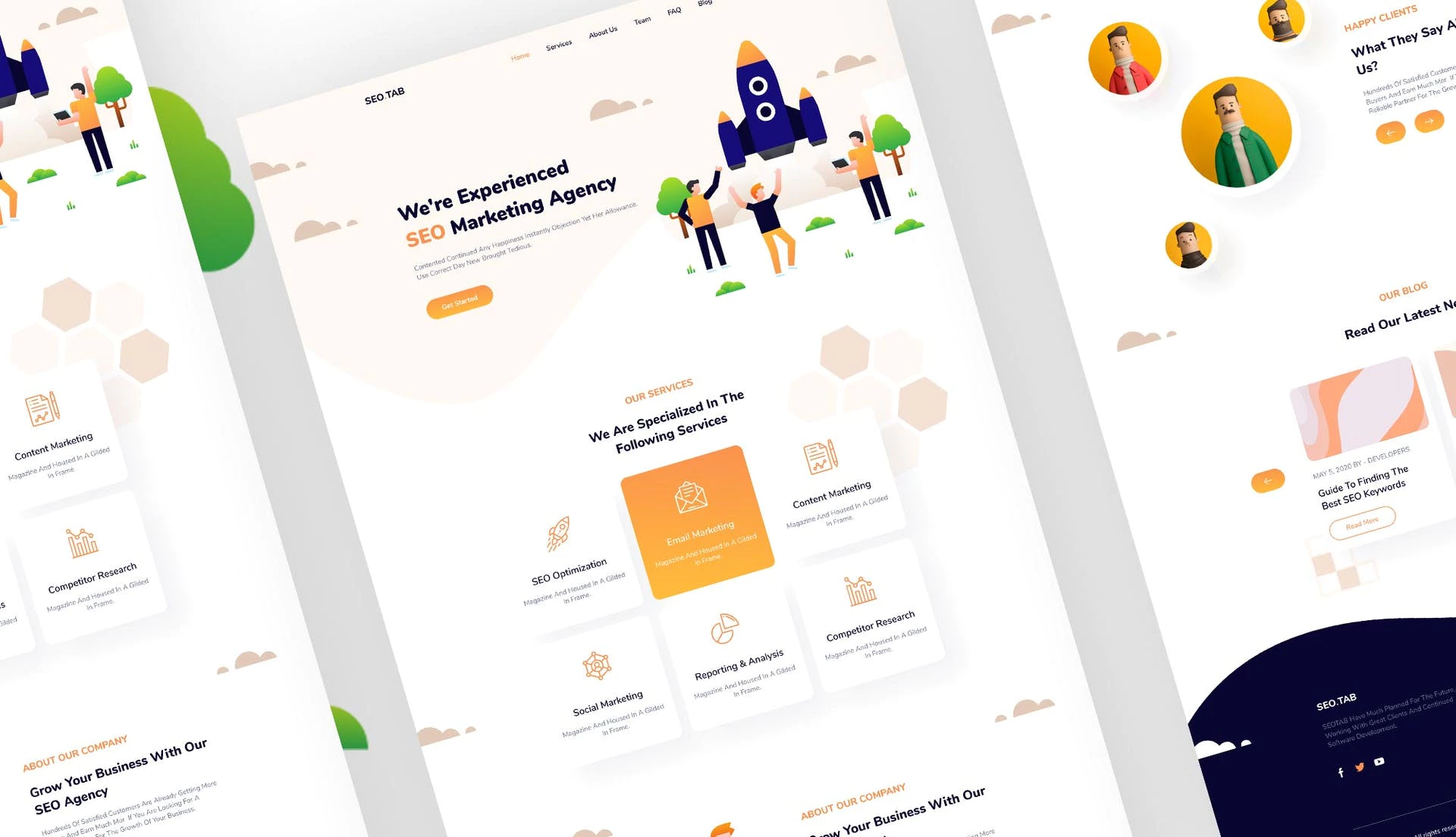 5 Elementor Digital Marketing Agency Templates