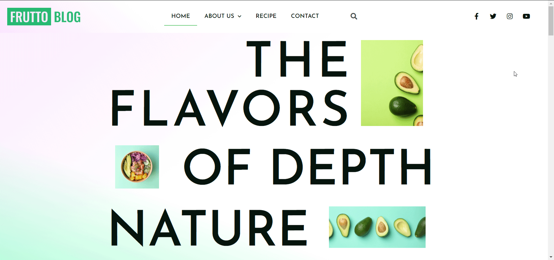 food blog templates