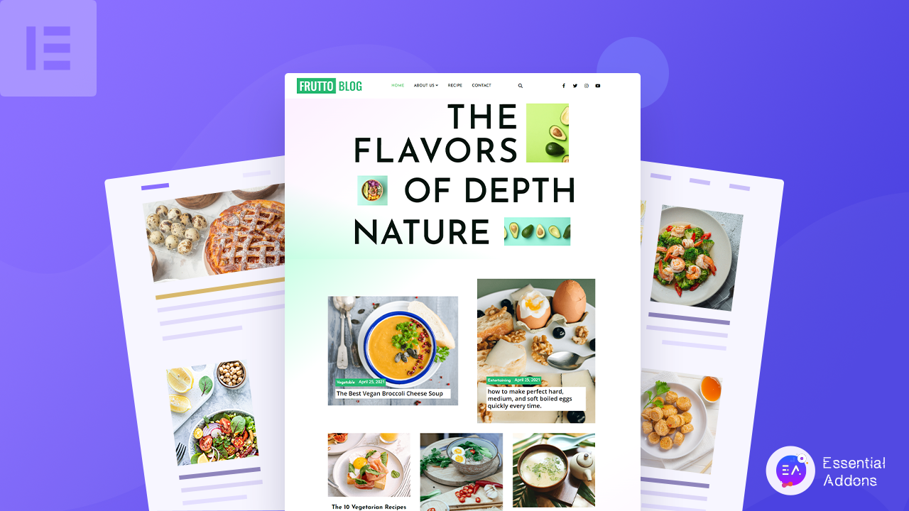 food blog templates