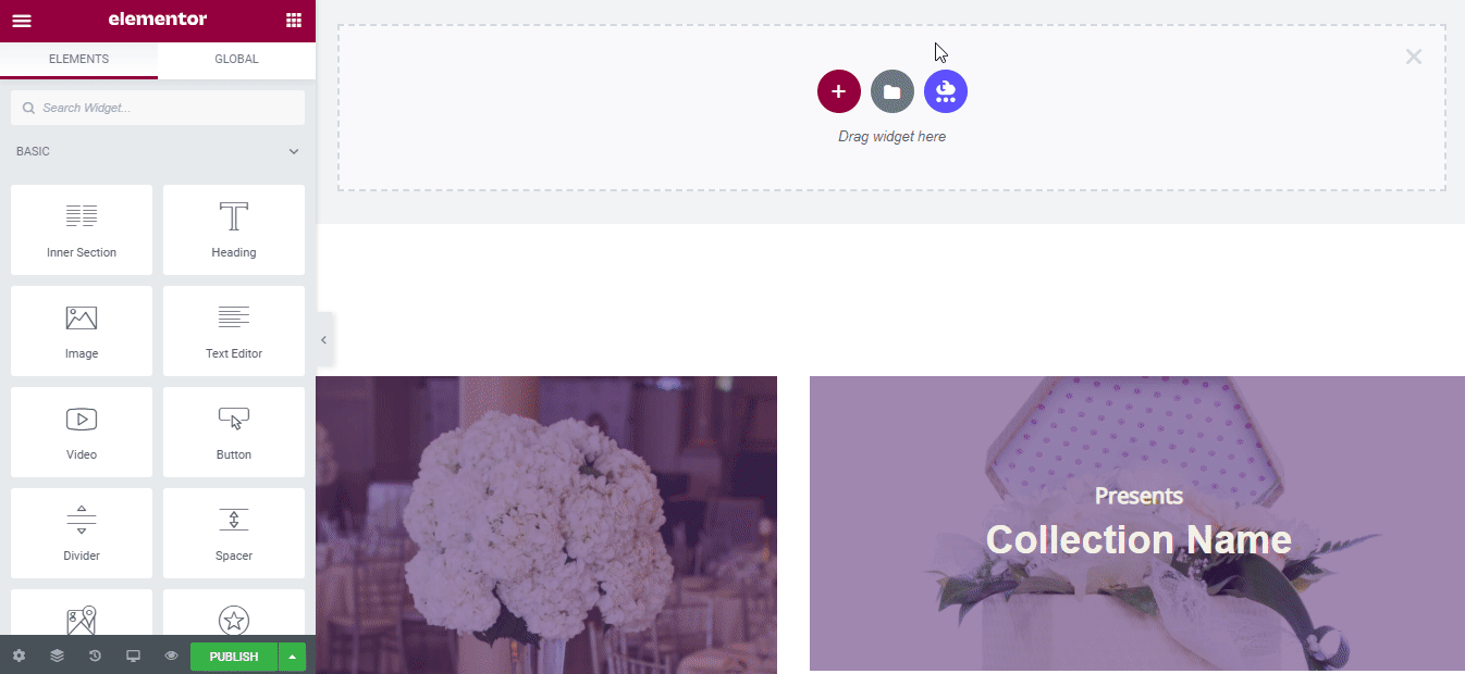 Flower Shop Website Elementor