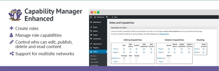 Enhanced-Plug-In für Capability Manager