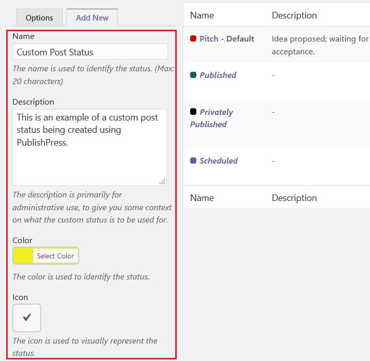 personalizare-personalizat-post-status