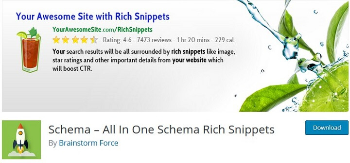 wszystko w jednym schemacie rich snippets