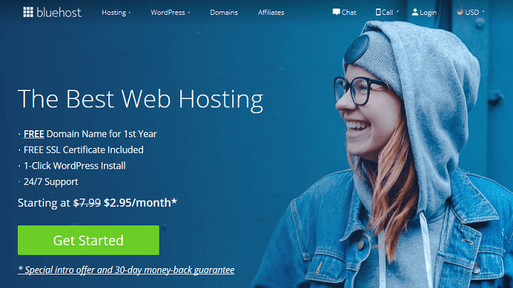 hébergement bluehost