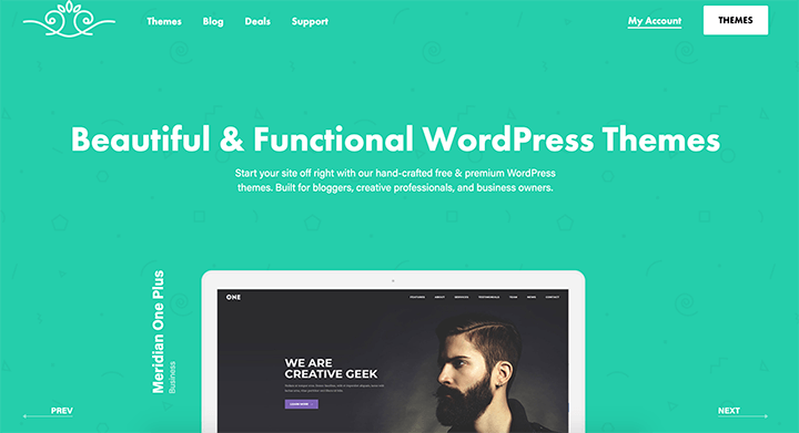 Meridian Themes-Homepage