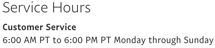 PayPalコールサービス時間