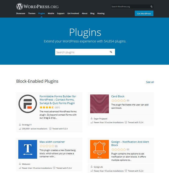 WordPress.org-Plugin-Repository