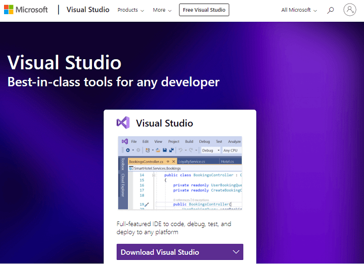 Avada 主题 Microsoft Visual Studio