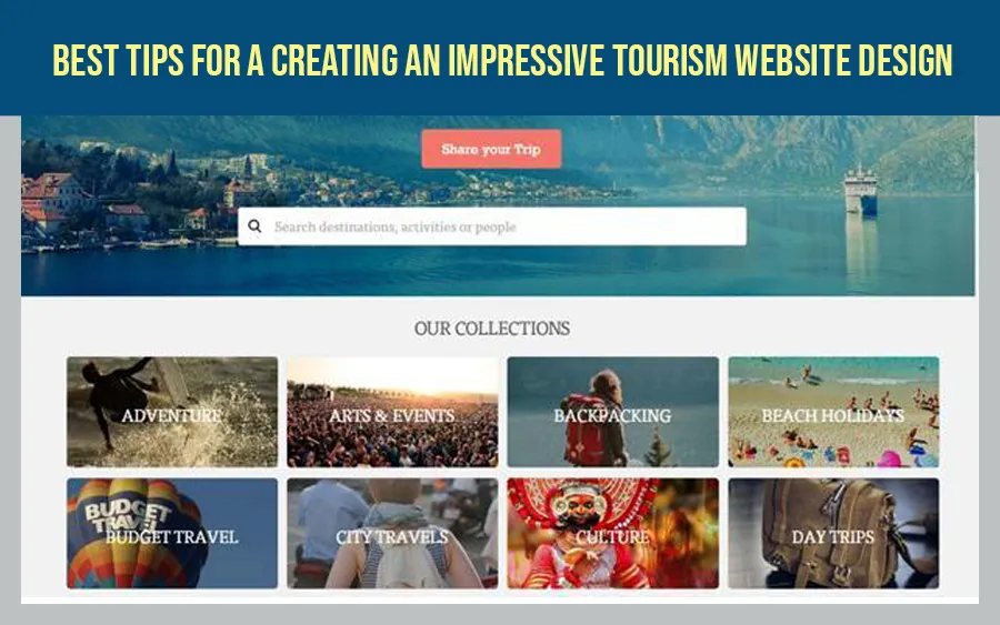 Etkileyici Turizm Web Sitesi Tasarımı Oluşturma