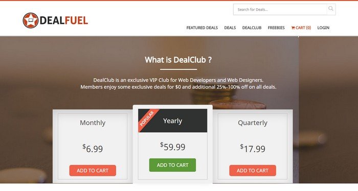 Become an exclusive member of DealFuel by joining the DealClub. 