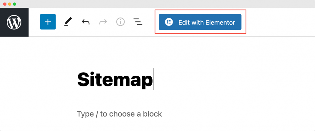 Edit Halaman dengan Elementor