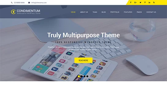 kostenloses Mehrzweck-WordPress-Theme