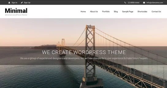 clean-minimal-wordpress-theme