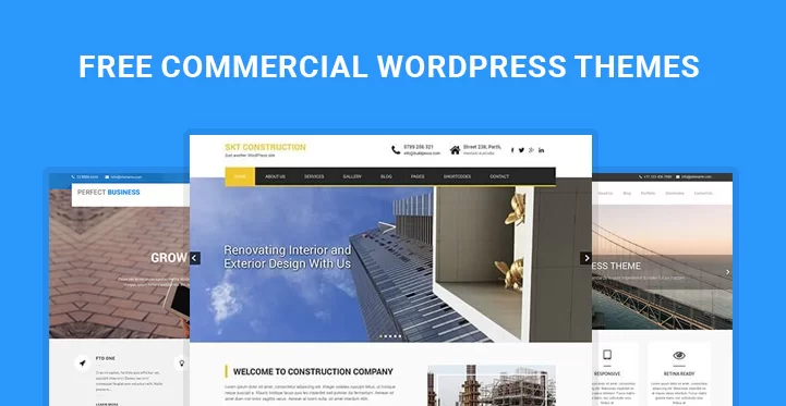 temas comerciais gratuitos do WordPress