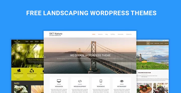 Temas WordPress gratuitos para paisagismo