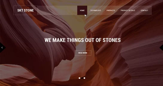 Tema de piedra de WordPress