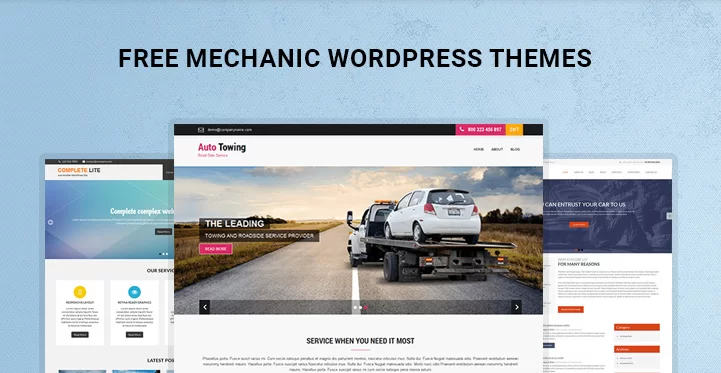 free-mechanic-WordPress-theme-banner