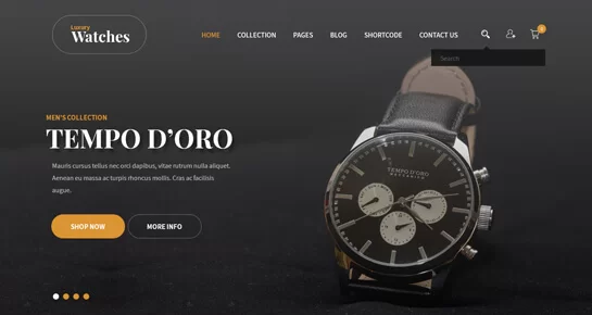 Darmowy luksusowy motyw e-commerce WordPress