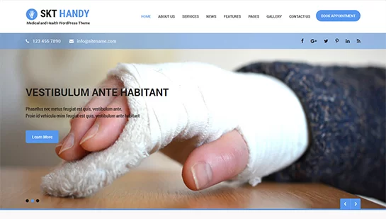 thème WordPress médecin gratuit