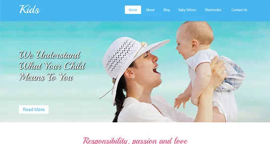 Copii - Teme WordPress pentru baby-sitter