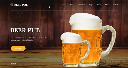 Bierkneipe WordPress-Theme