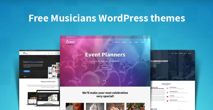 Temas gratuitos do WordPress para músicos