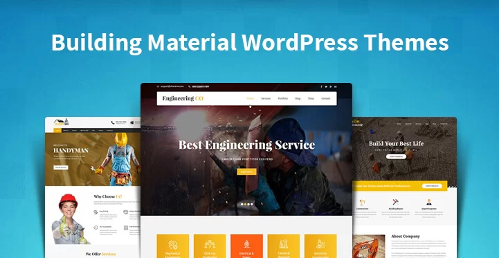 Teme WordPress pentru materiale de construcție