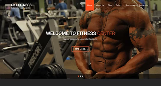 ücretsiz fitness wordpress teması