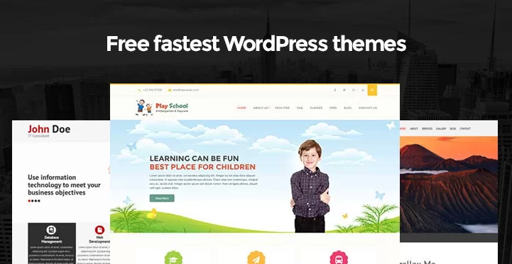 thèmes wordpress gratuits les plus rapides