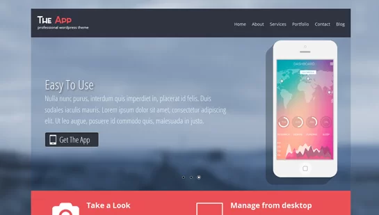 kostenlose App WordPress-Theme