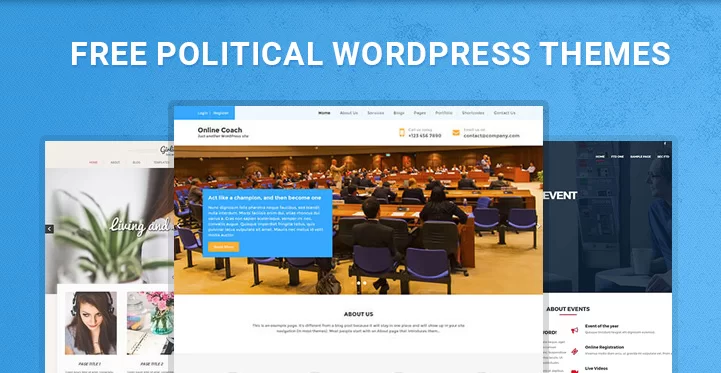 免费的政治 WordPress 主题