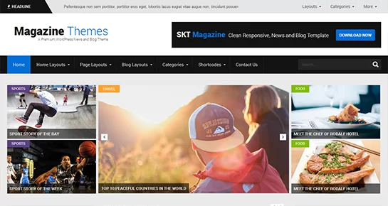 tema WordPress gratuito per riviste