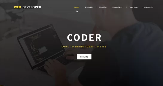 Tema WordPress pentru programator web