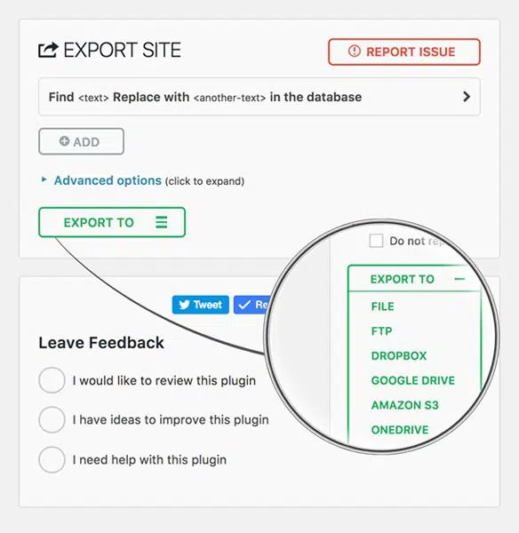 site-export