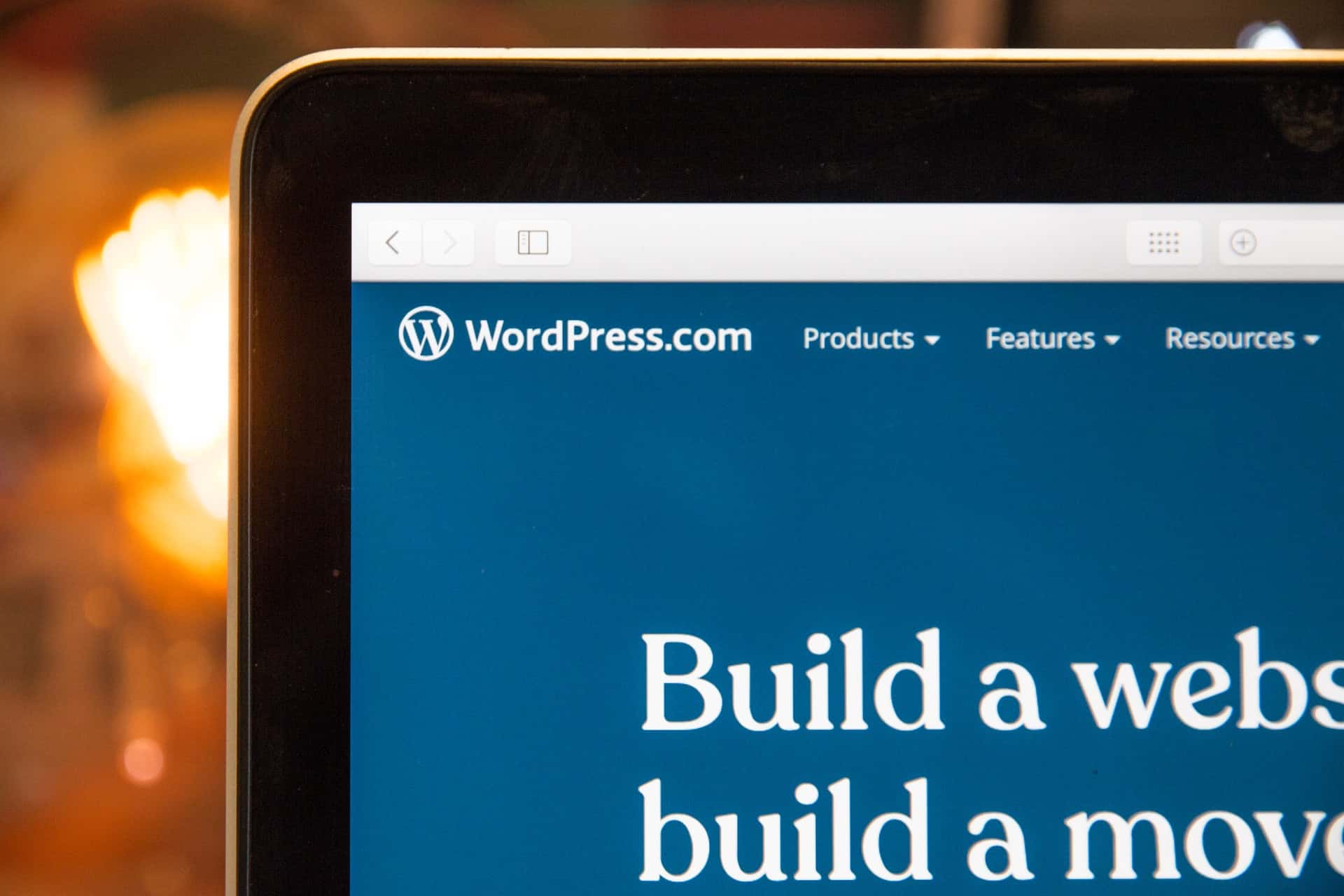 WordPress açılış sayfası