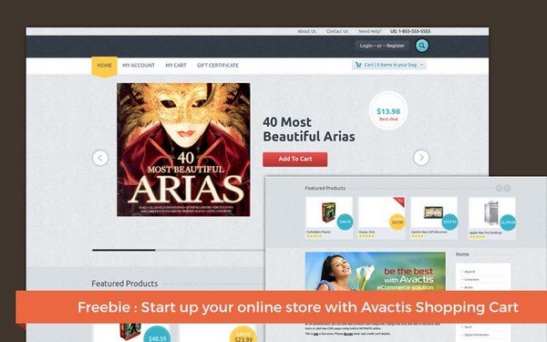 Avactis is a shopping cart has been designed with PHP.