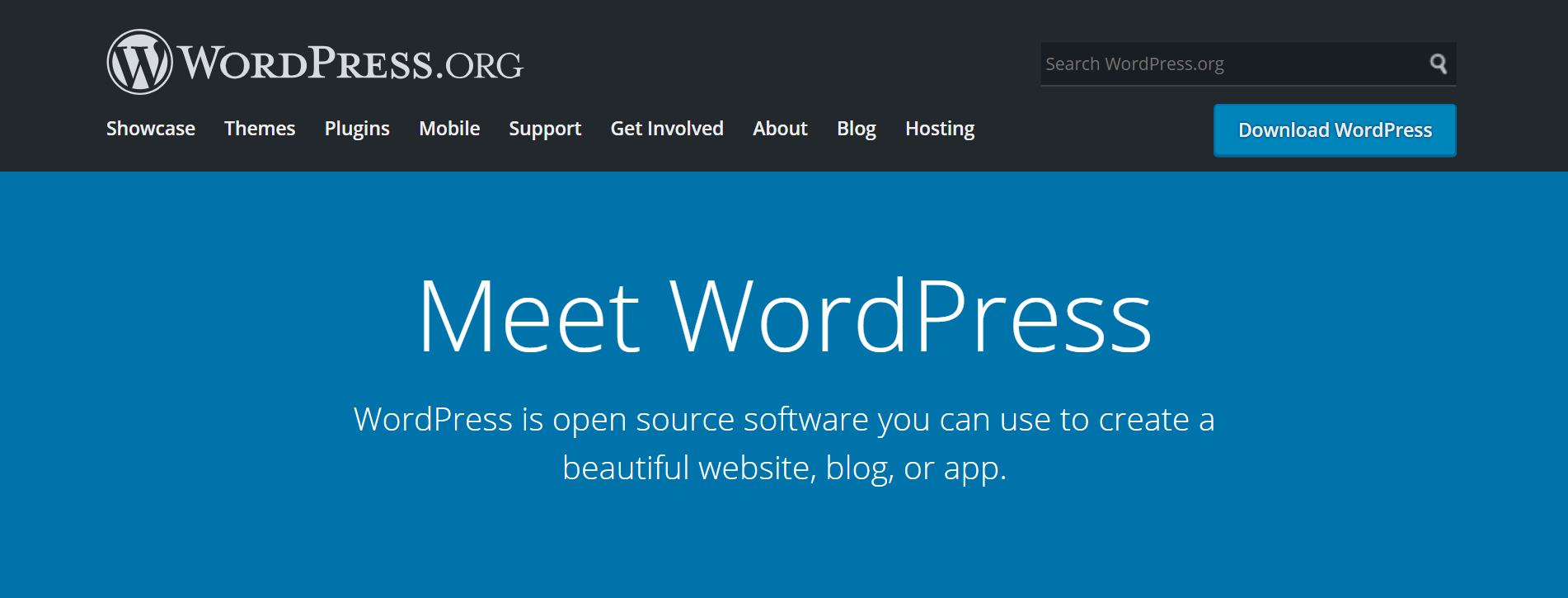 WordPress 網站。