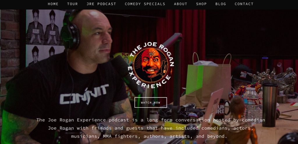 Podcastul Joe Rogan Experience.