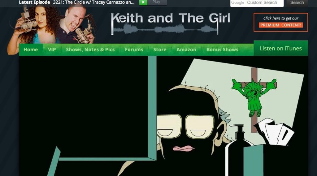 Podcastul Keith and The Girl.