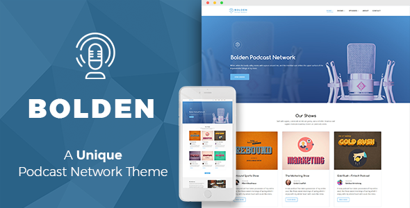 Tema Bolden WordPress podcsat