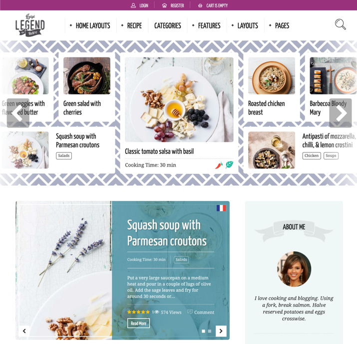 30 migliori temi WordPress per blog alimentari (2019) 11