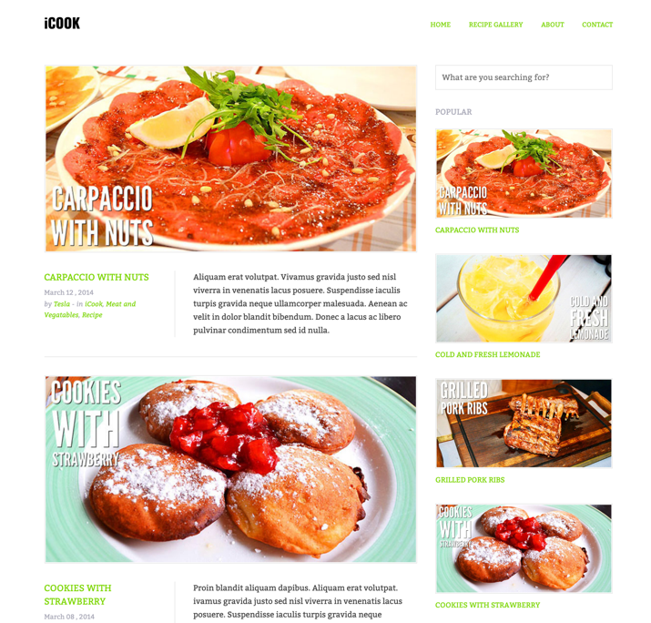 30 migliori temi WordPress per blog alimentari (2019) 5